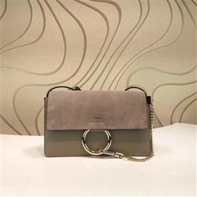 Chloe small light gray shoulder faye bag 4449