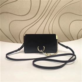 Chloe mini black shoulder faye bag 4452