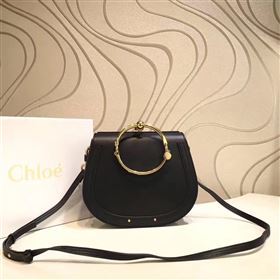 Chloe nile bracelet shoulder black bag 4457