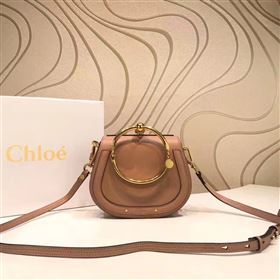 Chloe small nile bracelet shoulder tan bag 4462