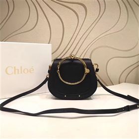 Chloe small nile bracelet shoulder black bag 4463