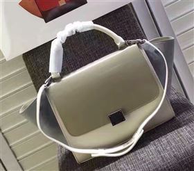Celine tri-colors gray Trapeze cream bag 4487