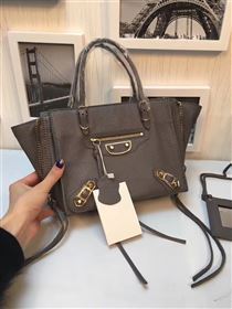 Balenciaga city mini dark goatskin gray bag 4409