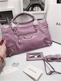 Balenciaga city purple large bag 4413
