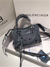 Balenciaga city mini gray navy bag 4423