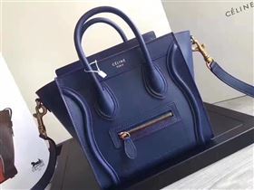 Celine nano Boston navy bag 4551