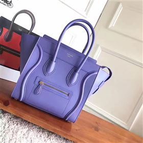 Celine medium sky Boston blue bag 4565