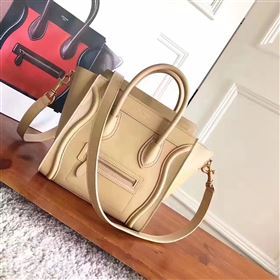 Celine nano Boston nude bag 4566