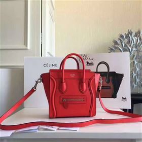 Celine nano Boston red bag 4567