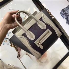 Celine nano black Boston gray bag 4576