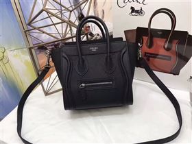 Celine nano grain Boston black bag 4582