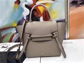 Celine small grain belt gray bag 4586