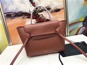 Celine medium belt wine bag 4591