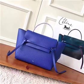 Celine medium grain belt blue bag 4594