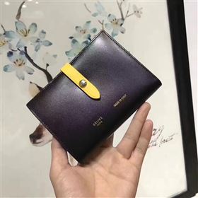 Celine black v wallet yellow bag 4523
