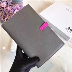 Celine large gray v wallet rose bag 4539