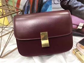 Celine wine box classic bag 4654