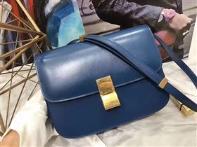 Celine classic navy box bag 4665