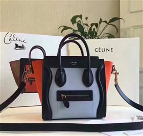 Celine nano black v Boston sky bag 4675