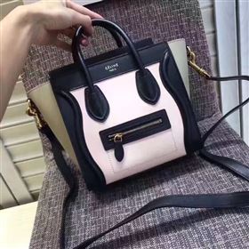 Celine nano black v Boston white bag 4676