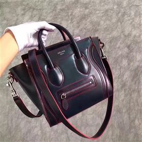 Celine nano black v Boston red bag 4682