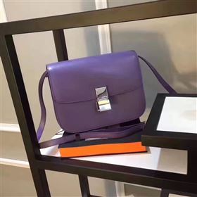 Celine classic box purple bag 4697