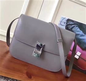Celine gray box classic bag 4698