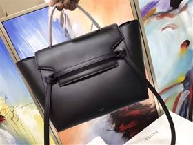 Celine medium belt black smooth bag 4610