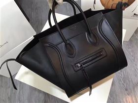 Celine large smooth black Phantom Luggage bag 4620