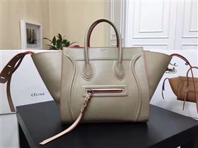 Celine large light gray Phantom Luggage bag 4639