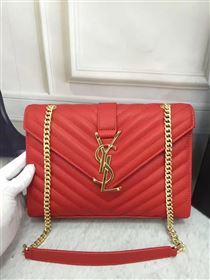 YSL Small red College leather bag 4761