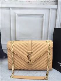 YSL large tan shoulder College bag 4766