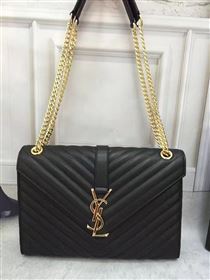 YSL large black College shoulder bag 4771