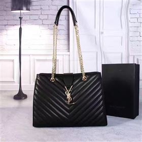 YSL large monogram shoulder black bag 4778