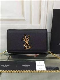 YSL black clutch new shoulder chain bag 4790