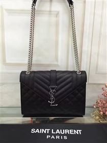 YSL small black shoulder shoulder college bag 4792