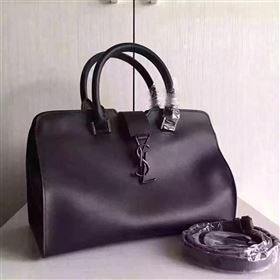 YSL smooth leather black shoulder cabas bag 4725