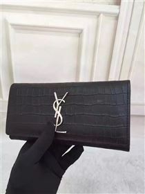 YSL black wallet leather bag 4841