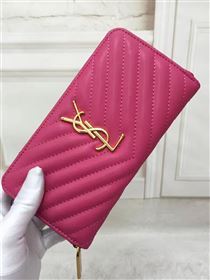 YSL zip rose wallet red bag 4850