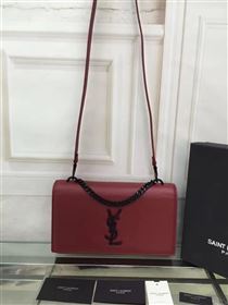 YSL wine Messenger shoulder bag 4860