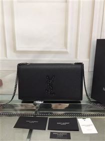 YSL caviar black clutch shoulder bag 4865