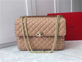 Valentino large rockstud tote tan shoulder bag 4880