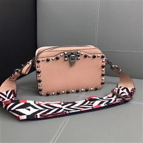 Valentino small tan shoulder rockstud bag 4896