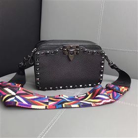 Valentino small rockstud shoulder black bag 4898