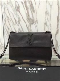 YSL grain black college flap bag 4807