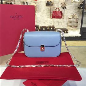 Valentino sky blue chain body cross bag 4940