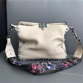 Valentino large crossbody shoulder cream bag 4954