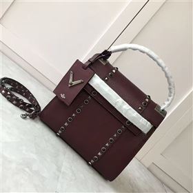 Valentino wine tote shoulder bag 4985