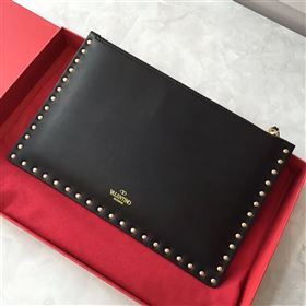 Valentino large black clutch bag 4989
