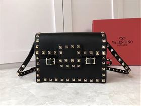 Valentino small black shoulder rockstud bag 4914